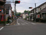 草津温泉 温泉街 中央商店街通り バスターミナル前交差点